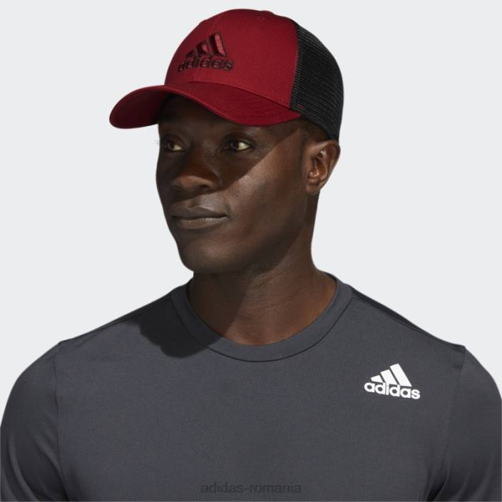 Adidas pălărie snapback din plasă structurată victoria roșu adidas bărbați victorie roșu/alb/negru 2JBN8262