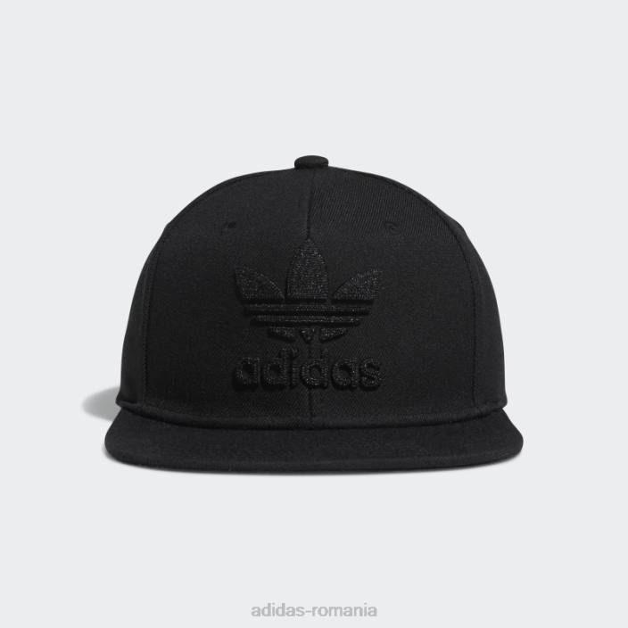 Adidas șapcă cu snap-back cu lanț trefoil negru adidas bărbați negru 2JBN7821