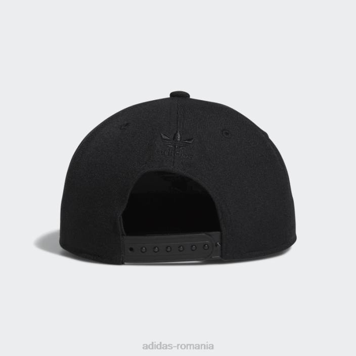 Adidas șapcă cu snap-back cu lanț trefoil negru adidas bărbați negru 2JBN7821