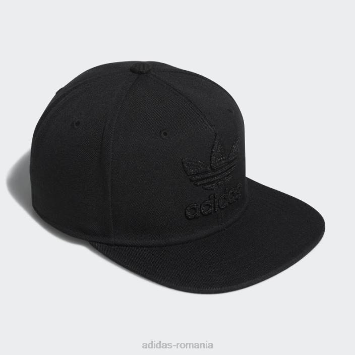 Adidas șapcă cu snap-back cu lanț trefoil negru adidas bărbați negru 2JBN7821