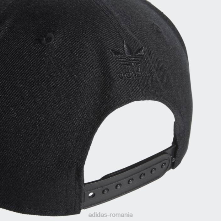 Adidas șapcă cu snap-back cu lanț trefoil negru adidas bărbați negru 2JBN7821