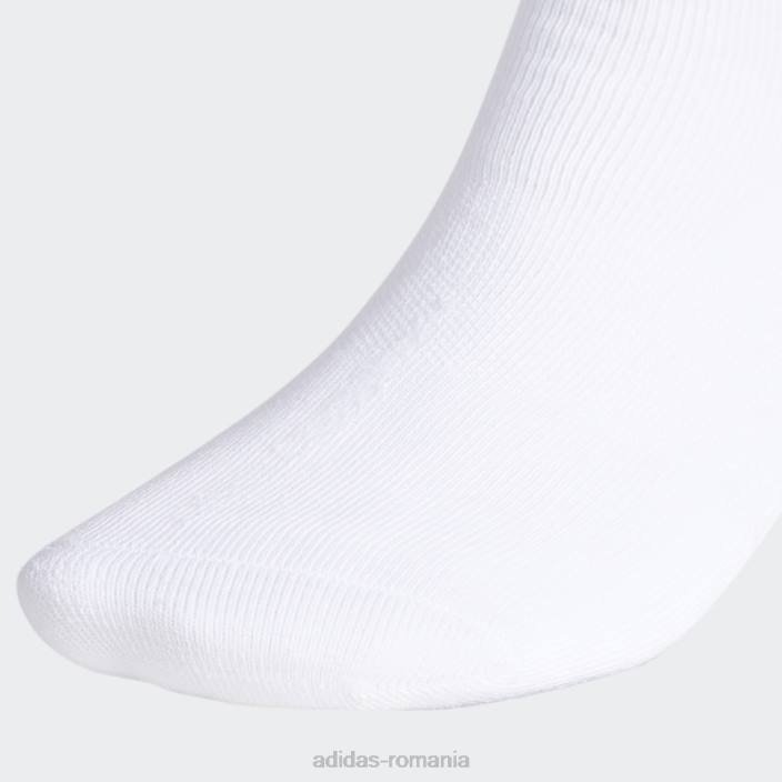 Adidas șosete whiteb trefoil crew 6 perechi adidas bărbați alb 2JBN8067