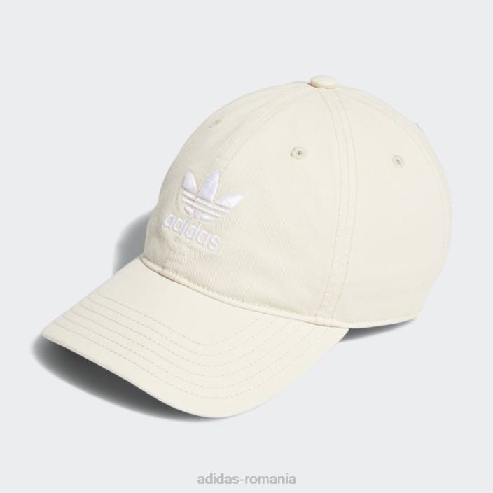 Adidas pălărie albă relaxată cu bretele adidas bărbați alb 2JBN8151