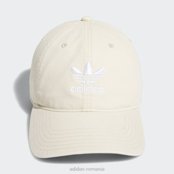 Adidas pălărie albă relaxată cu bretele adidas bărbați alb 2JBN8151