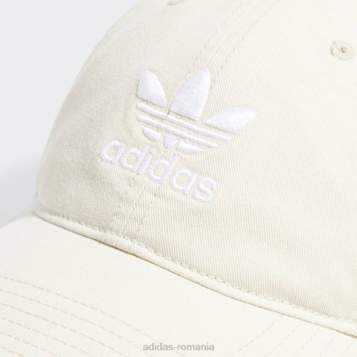 Adidas pălărie albă relaxată cu bretele adidas bărbați alb 2JBN8151