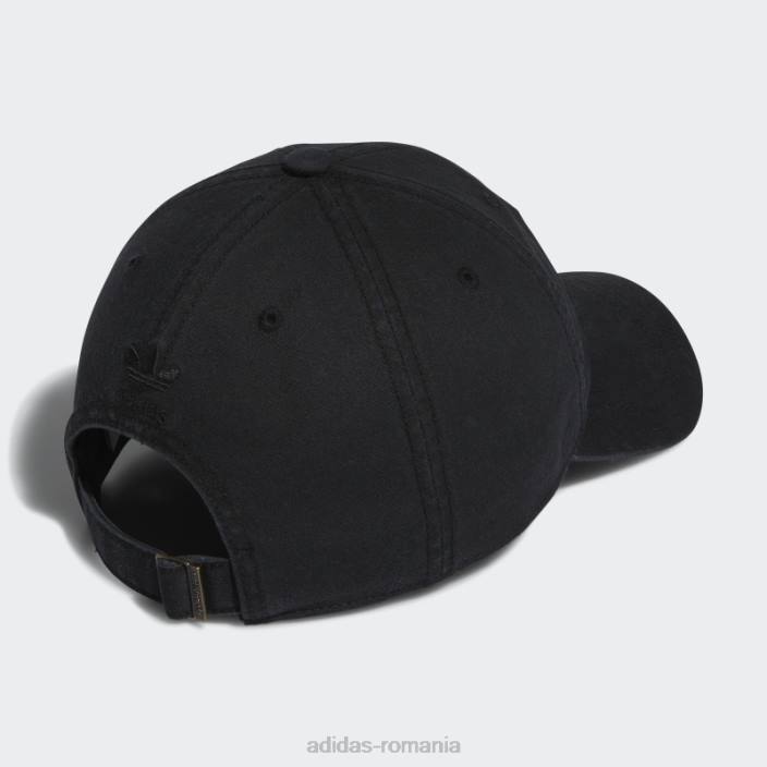 Adidas pălărie neagră relaxată cu bretele la spate bărbați negru 2JBN7468