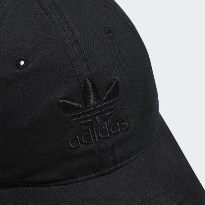 Adidas pălărie neagră relaxată cu bretele la spate bărbați negru 2JBN7468