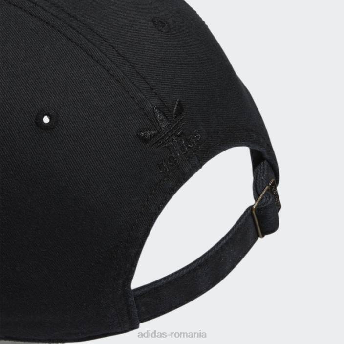 Adidas pălărie neagră relaxată cu bretele la spate bărbați negru 2JBN7468
