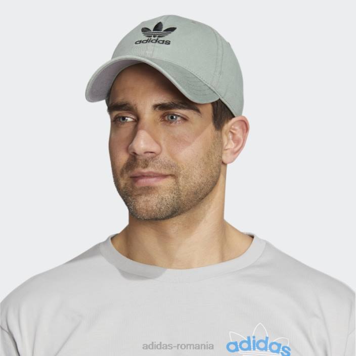 Adidas pălărie relaxată cu bretele adidas argintie bărbați argintiu/negru 2JBN8136