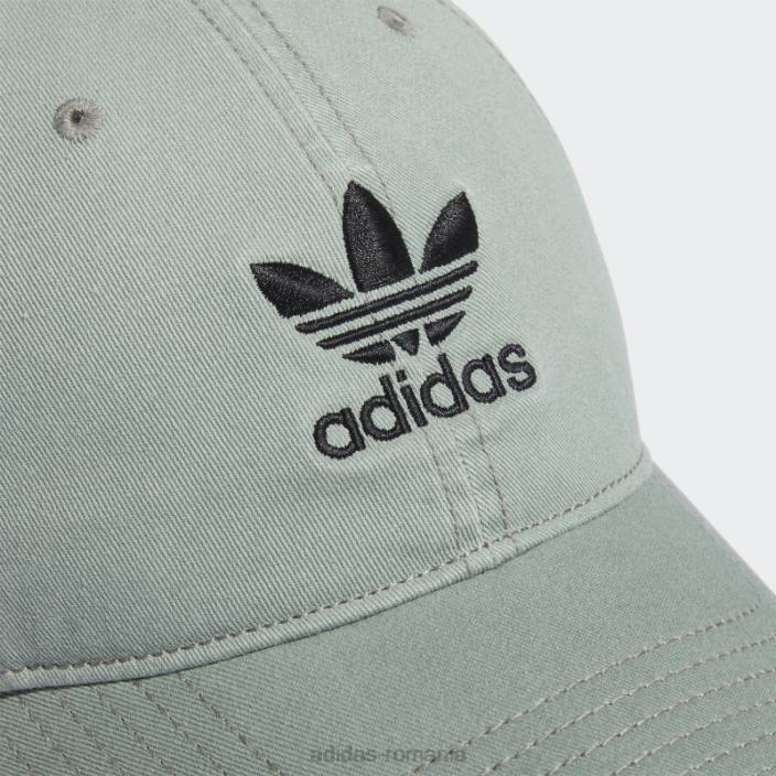 Adidas pălărie relaxată cu bretele adidas argintie bărbați argintiu/negru 2JBN8136