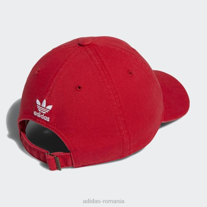 Adidas pălărie roșie cu bretele relaxate bărbați roșu 2JBN7825