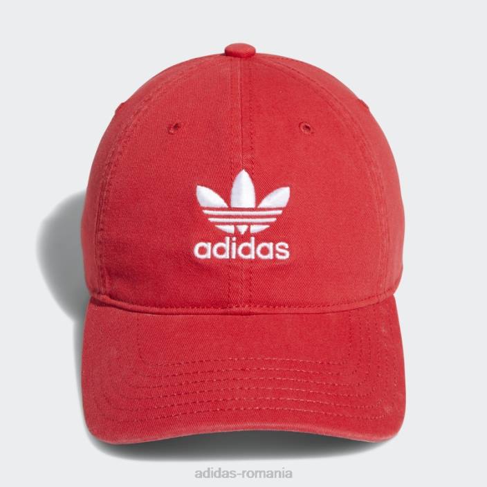 Adidas pălărie roșie cu bretele relaxate bărbați roșu 2JBN7825