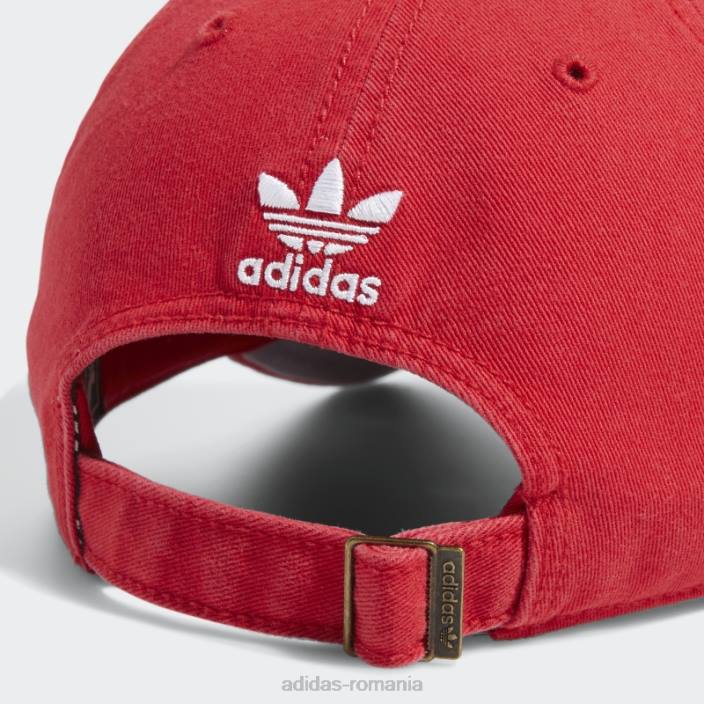Adidas pălărie roșie cu bretele relaxate bărbați roșu 2JBN7825