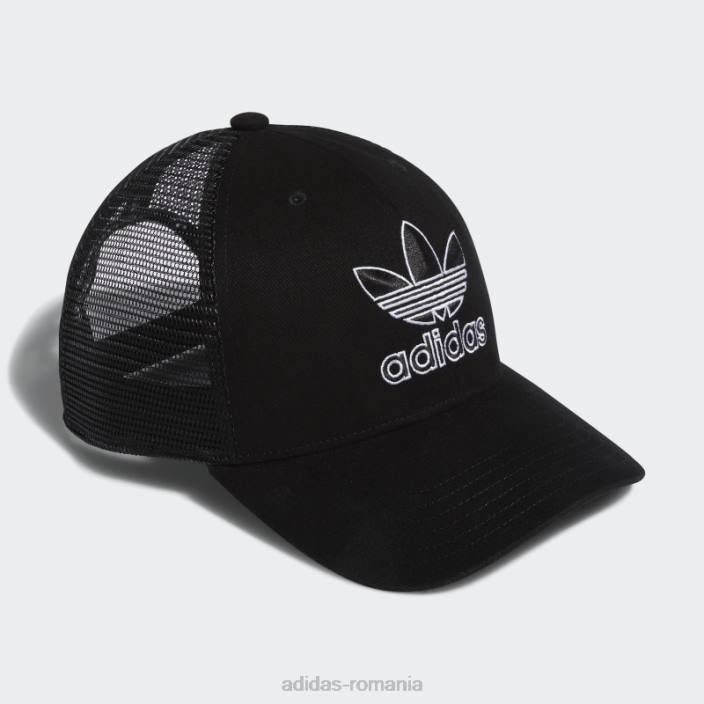 Adidas pălărie trucker neagră structurată bărbați negru 2JBN7579