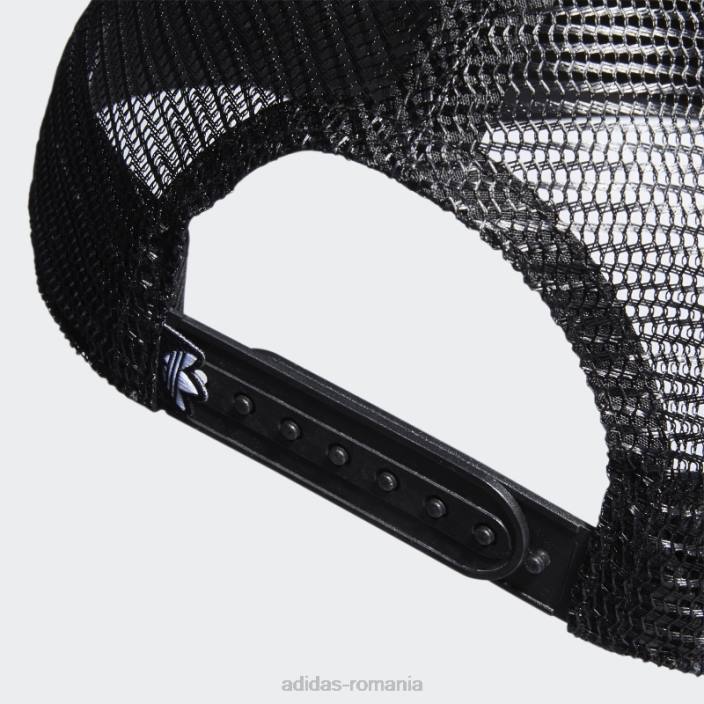 Adidas pălărie trucker neagră structurată bărbați negru 2JBN7579