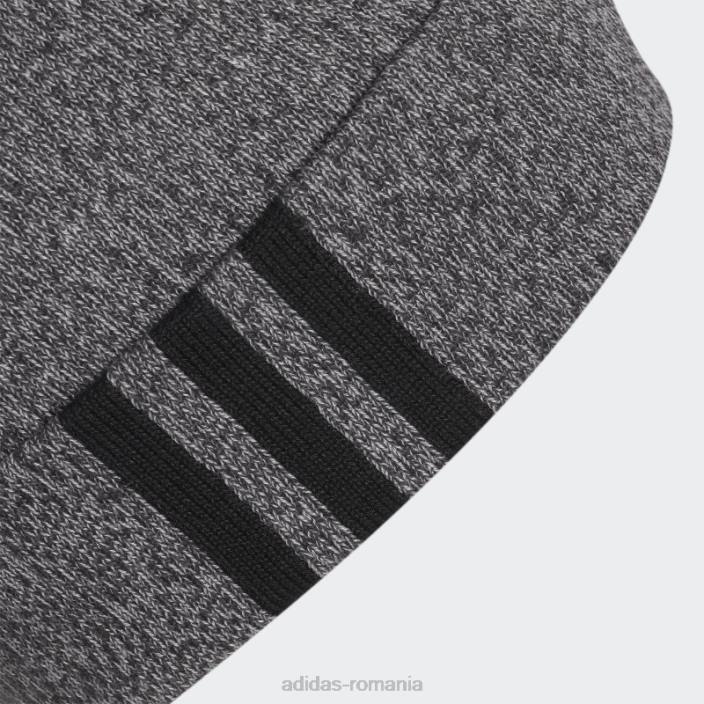 Adidas beanie neagră cu manșetă cu amplificator bărbați alb negru 2JBN21646