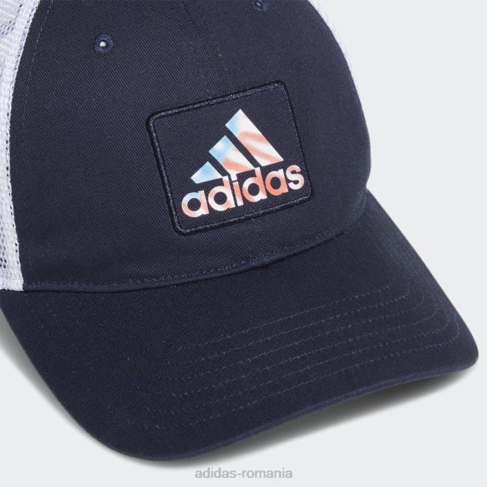 Adidas cerneală pentru bărbați americana mesh snapback adidas bărbați cerneală/alb 2JBN21726