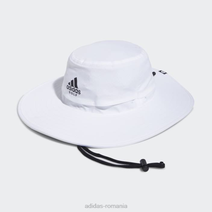 Adidas pălărie albă de golf cu boruri largi bărbați alb 2JBN21634