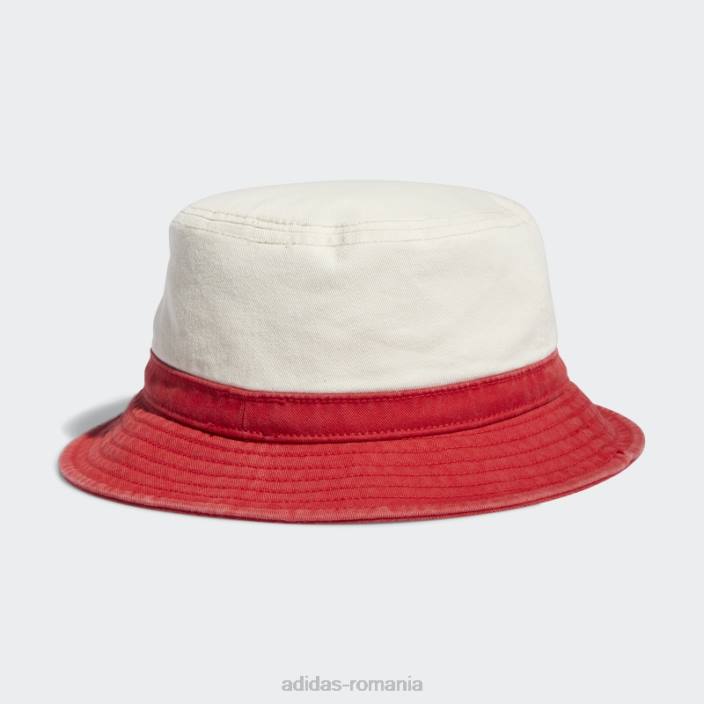 Adidas pălărie albă spălată bărbați alb/stacojiu 2JBN21664