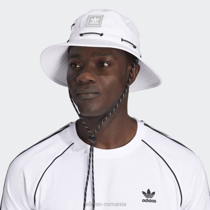 Adidas pălărie albă utilitare boonie bărbați Piatra Alba 2JBN21611
