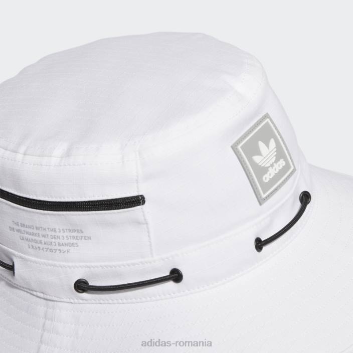 Adidas pălărie albă utilitare boonie bărbați Piatra Alba 2JBN21611