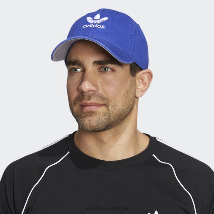 Adidas pălărie albastră, relaxată, cu bretele adidas bărbați albastru alb 2JBN21609