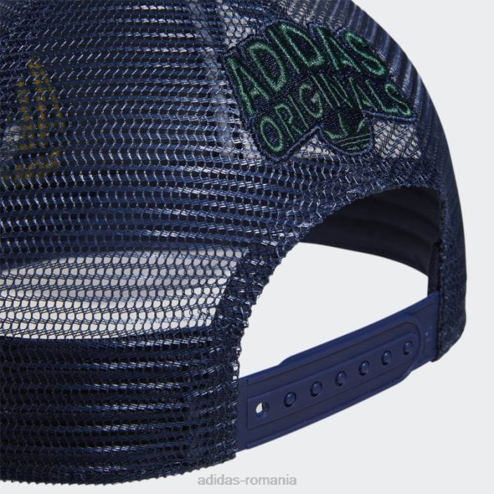 Adidas pălărie de camion în spirală noapte indigo bărbați noapte indigo/auriu/verde 2JBN21608