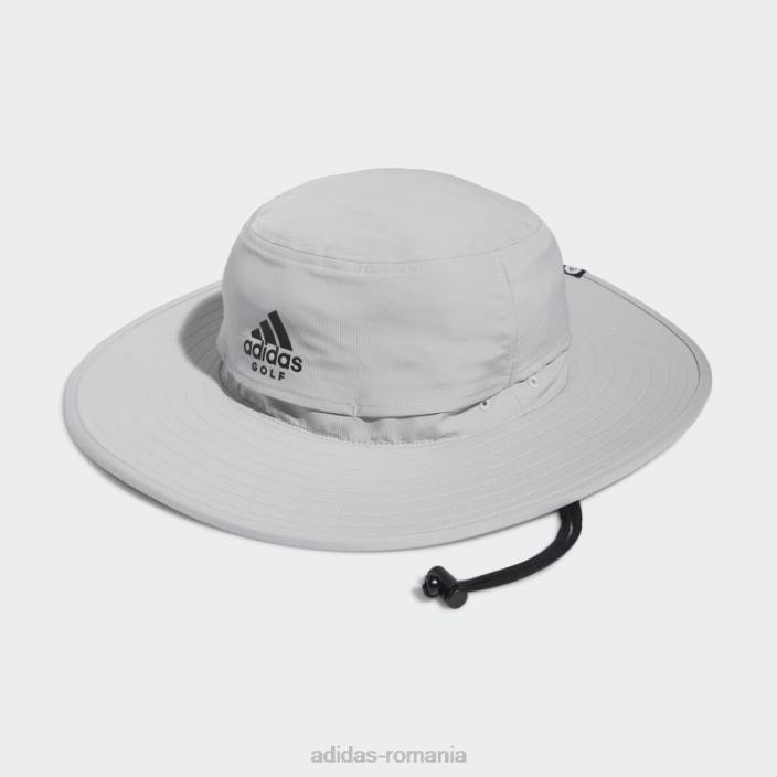 Adidas pălărie de soare de golf cu boruri largi, gri bărbați gri 2JBN21602