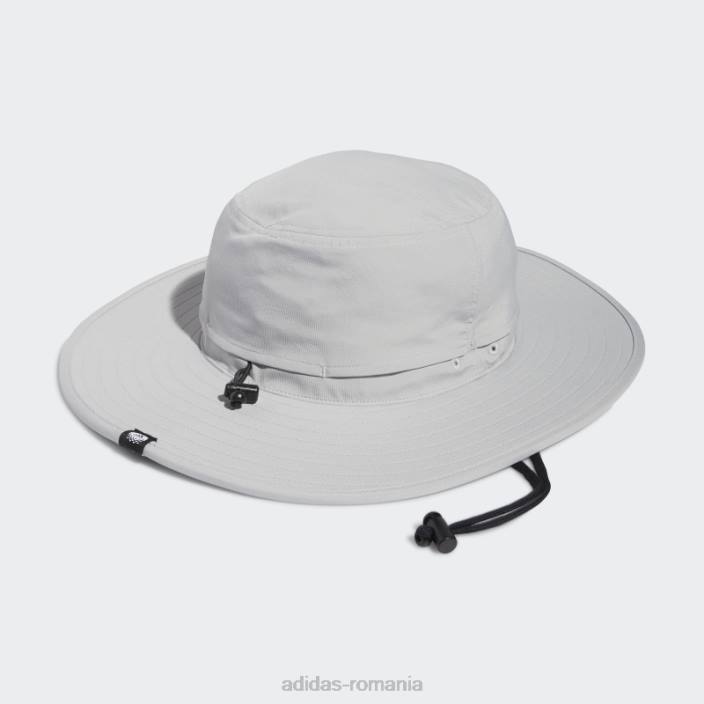 Adidas pălărie de soare de golf cu boruri largi, gri bărbați gri 2JBN21602