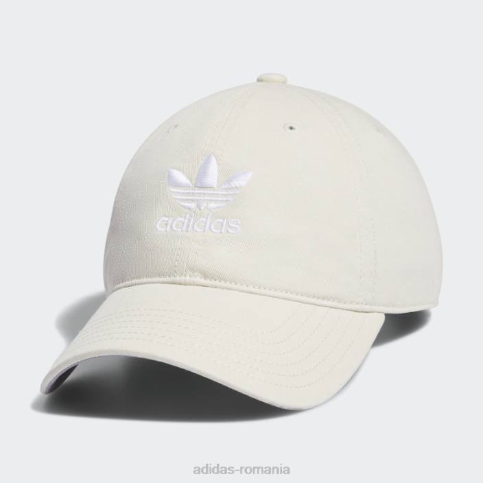 Adidas pălărie elegantă, relaxată, cu bretele, albă bărbați alb 2JBN21599