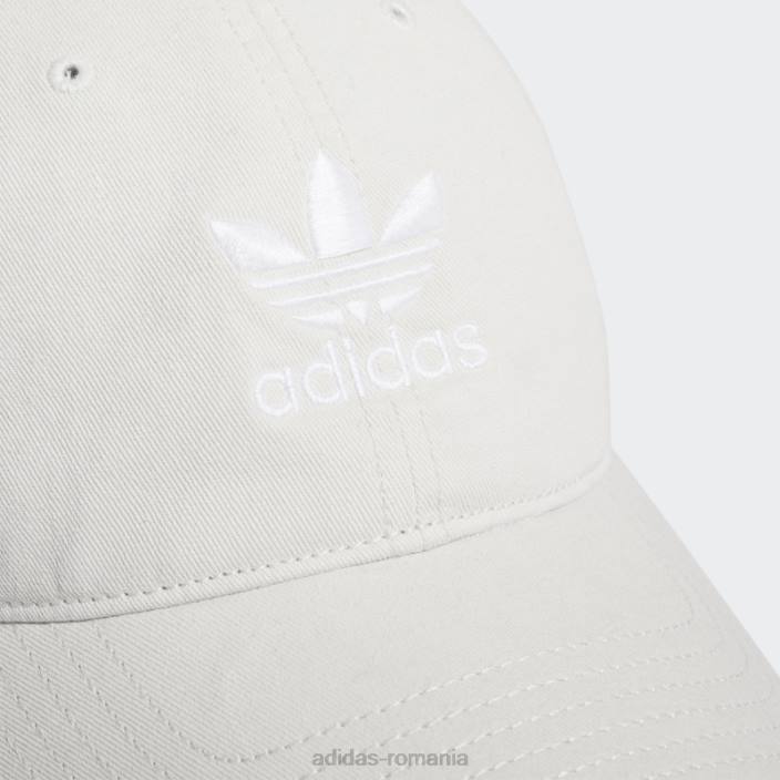 Adidas pălărie elegantă, relaxată, cu bretele, albă bărbați alb 2JBN21599
