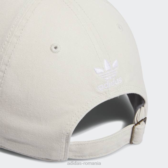 Adidas pălărie elegantă, relaxată, cu bretele, albă bărbați alb 2JBN21599