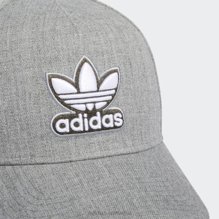 Adidas pălărie gri snapback cu cadru A bărbați gri/măsliniu puternic/alb 2JBN21688
