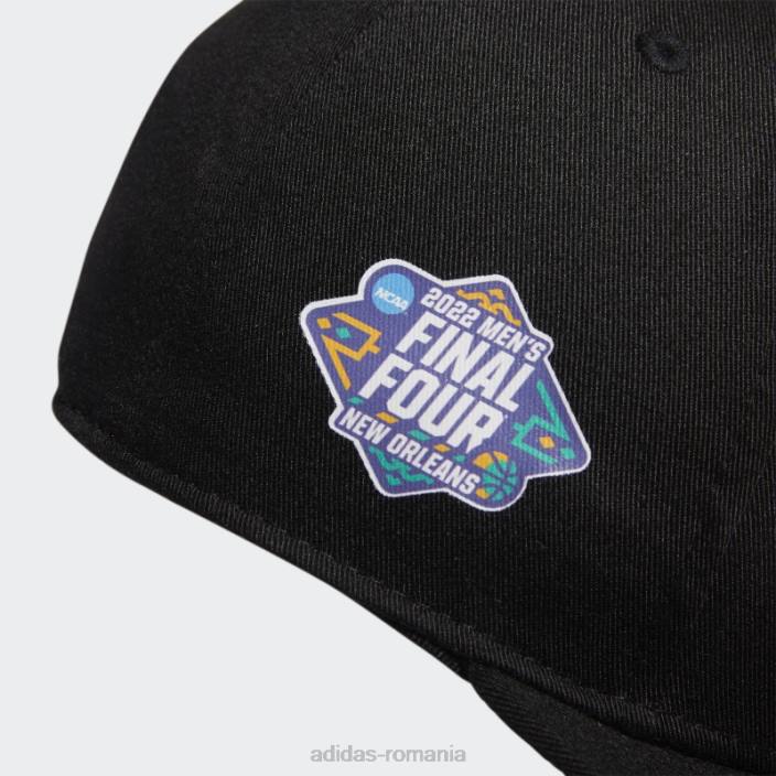 Adidas pălărie neagră pentru bărbați din Kansas 2022 pentru campionatul național bărbați negru/multi 2JBN21731