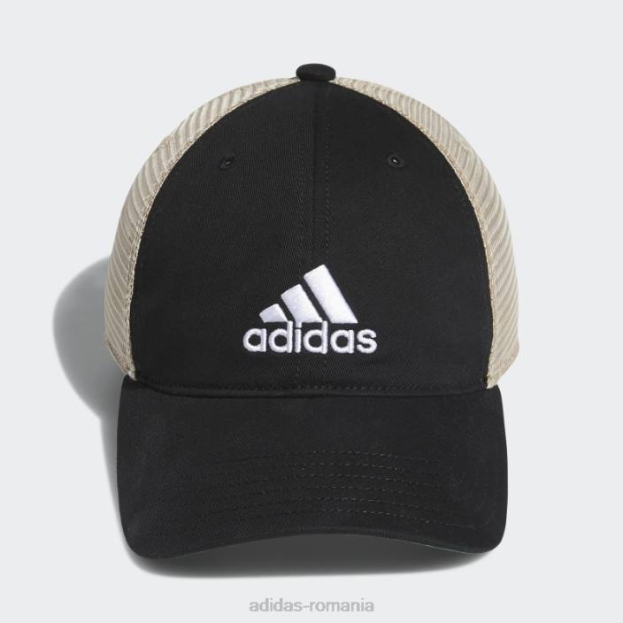 Adidas pălărie neagră snapback din plasă relaxată bărbați negru 2JBN21692