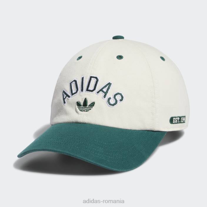 Adidas pălărie nouă, albă, relaxată, adidas bărbați alb/verde 2JBN21597