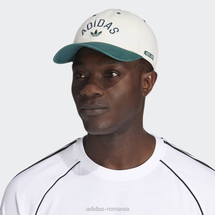 Adidas pălărie nouă, albă, relaxată, adidas bărbați alb/verde 2JBN21597