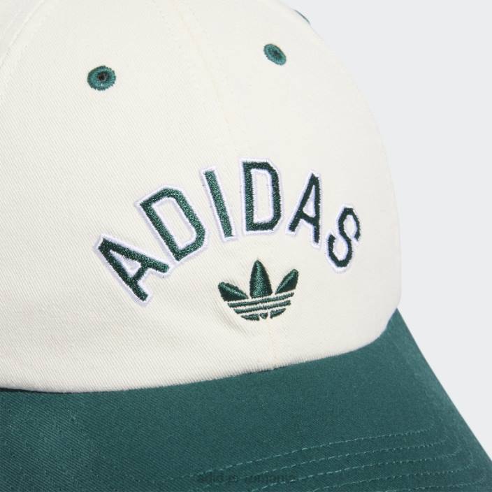 Adidas pălărie nouă, albă, relaxată, adidas bărbați alb/verde 2JBN21597
