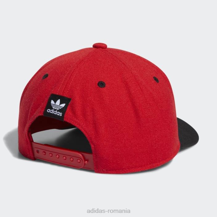 Adidas pălărie pre-curbată modern stacojiu bărbați stacojiu/negru/alb 2JBN21647