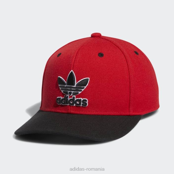 Adidas pălărie pre-curbată modern stacojiu bărbați stacojiu/negru/alb 2JBN21647