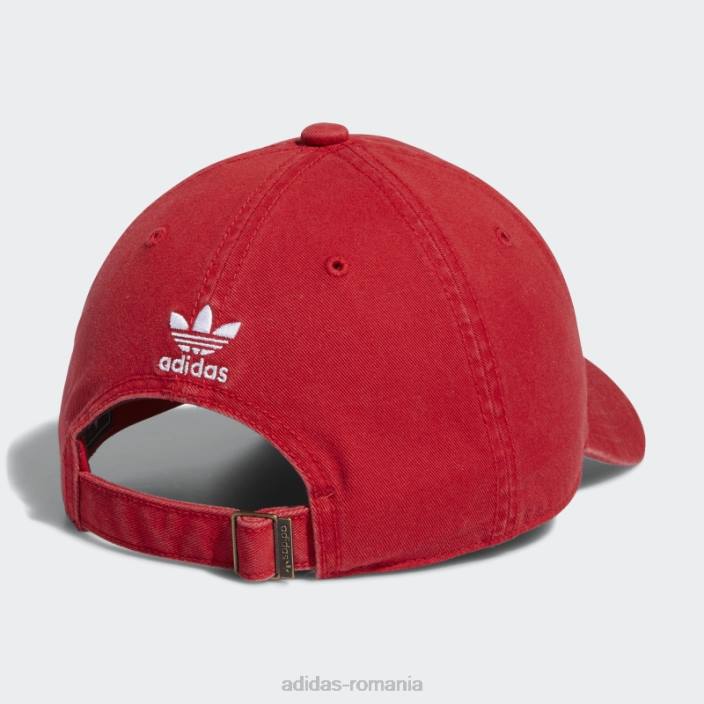 Adidas pălărie relaxată cu bretele stacojie bărbați stacojiu/alb 2JBN21620