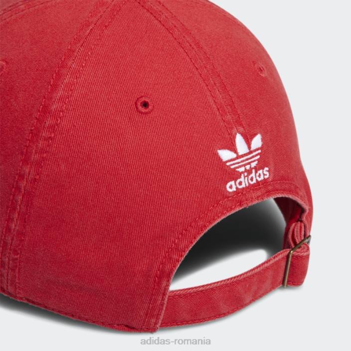 Adidas pălărie relaxată cu bretele stacojie bărbați stacojiu/alb 2JBN21620