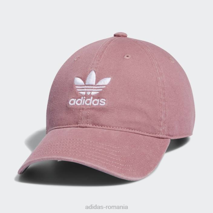 Adidas pălărie roz relaxată cu bretele la spate bărbați roz/alb 2JBN21598