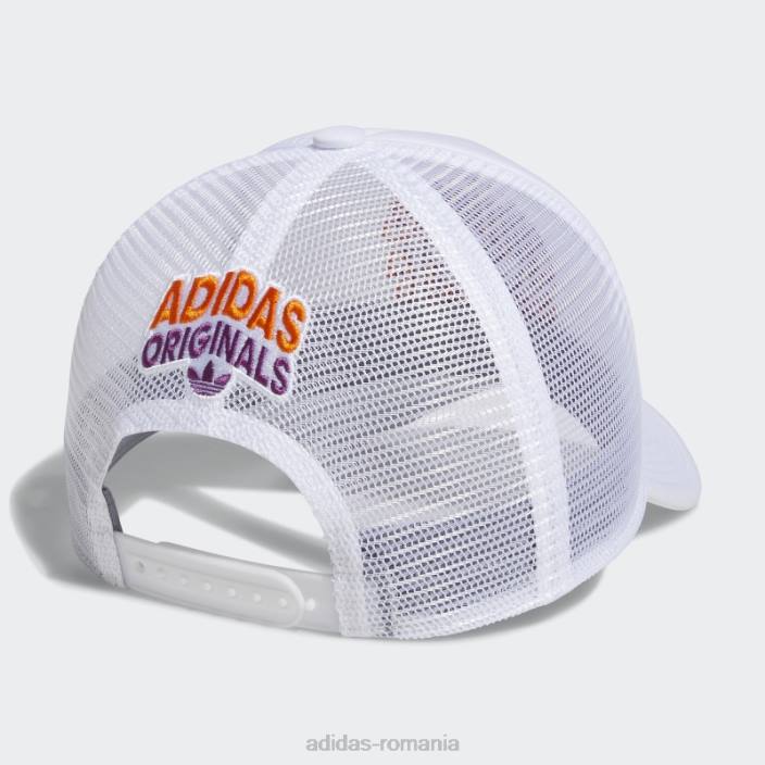 Adidas pălărie spirală albă bărbați alb/portocaliu/roz 2JBN21650