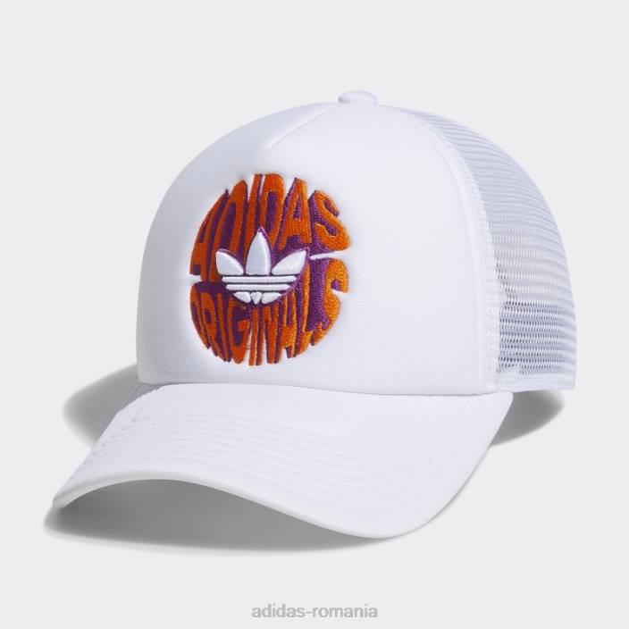 Adidas pălărie spirală albă bărbați alb/portocaliu/roz 2JBN21650