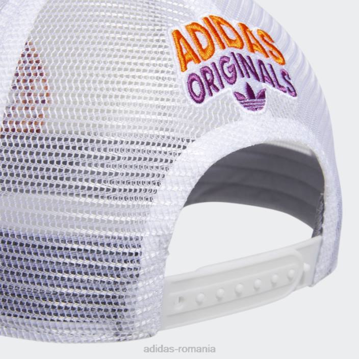 Adidas pălărie spirală albă bărbați alb/portocaliu/roz 2JBN21650