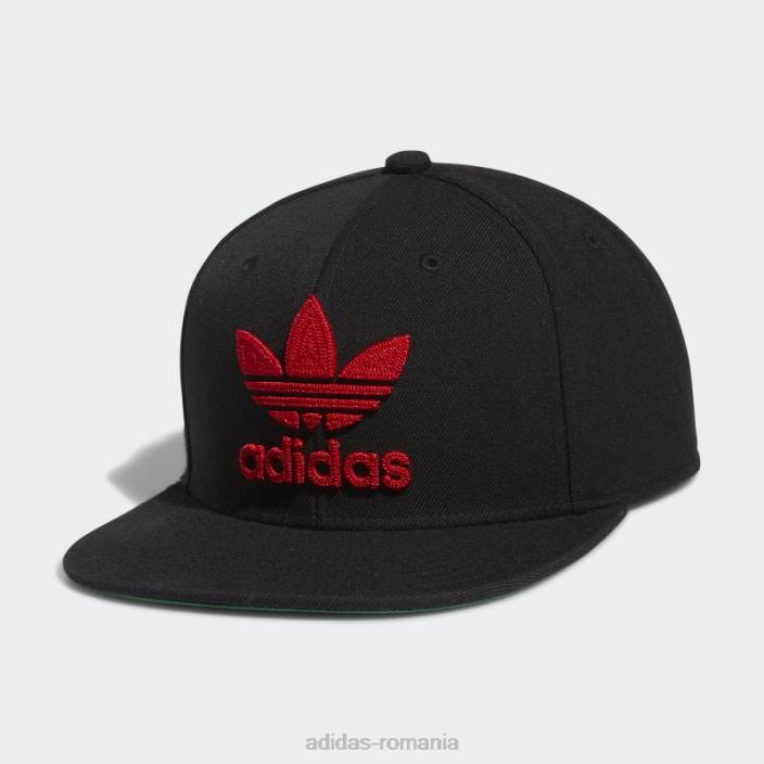 Adidas pălărie trefoil snapback neagră bărbați negru/stacojiu 2JBN21662