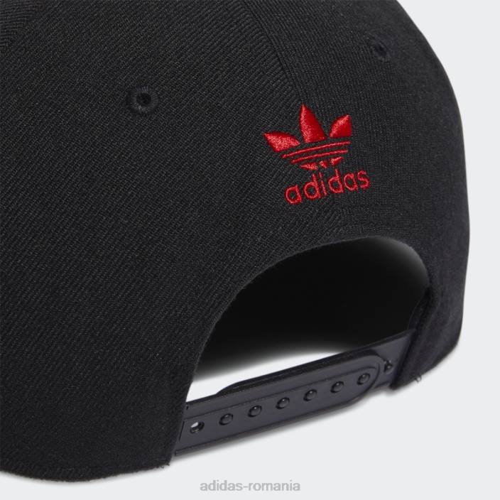 Adidas pălărie trefoil snapback neagră bărbați negru/stacojiu 2JBN21662