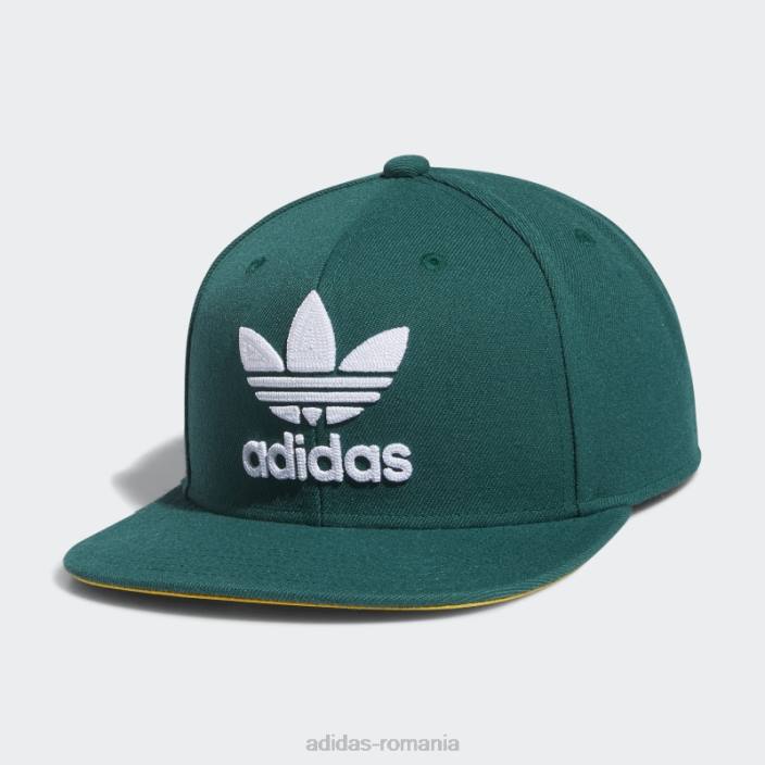 Adidas pălărie verde trefoil snapback adidas bărbați verde/aurie 2JBN21699