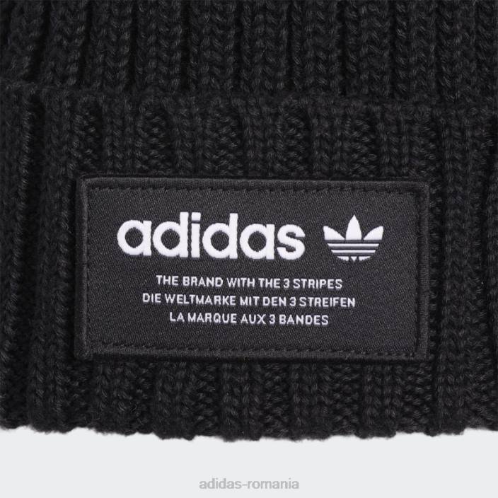 Adidas rib cuff beanie negru adidas bărbați alb negru 2JBN21600